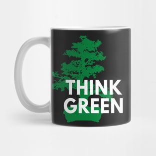 Botanic lover Bonsai Tree Think Green Mug